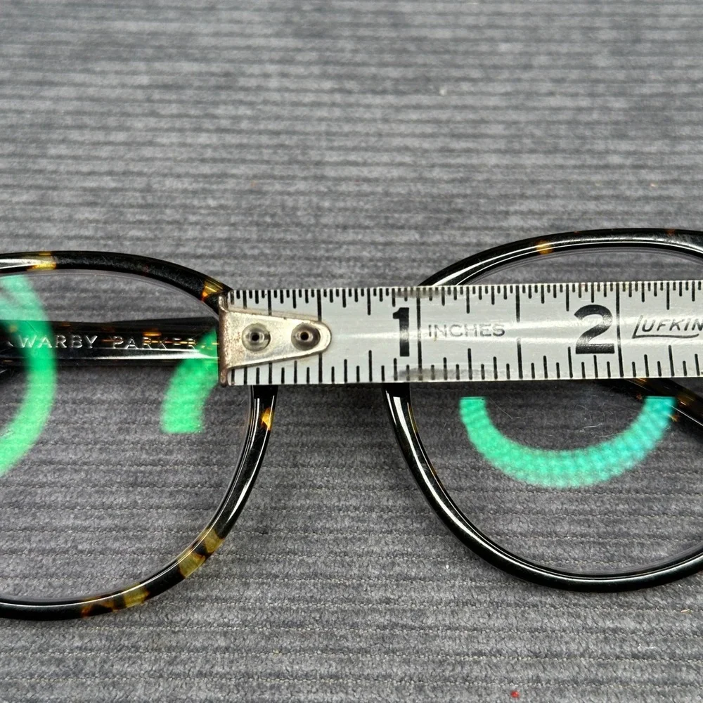 Warby Parker Gillian M 302 Tortoise Shell Y2K Eyeglasses Frames 52-20-145 Unisex